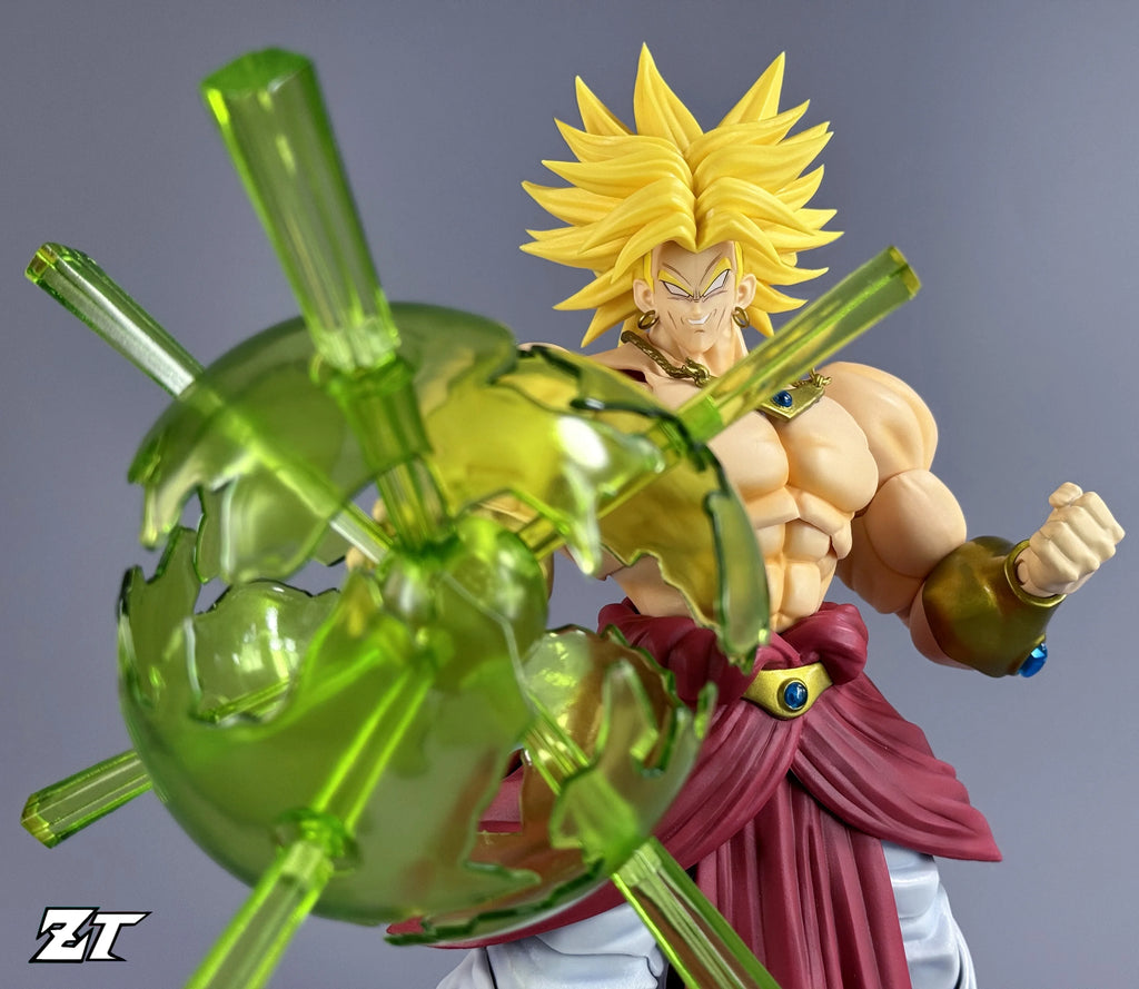 In Stock [ZT Studio] Broly Ancient Warrior ZT001 SSJ Super Saiyan Dragon Ball Action Figure Anime Model Trendy Toy Desktop Doll