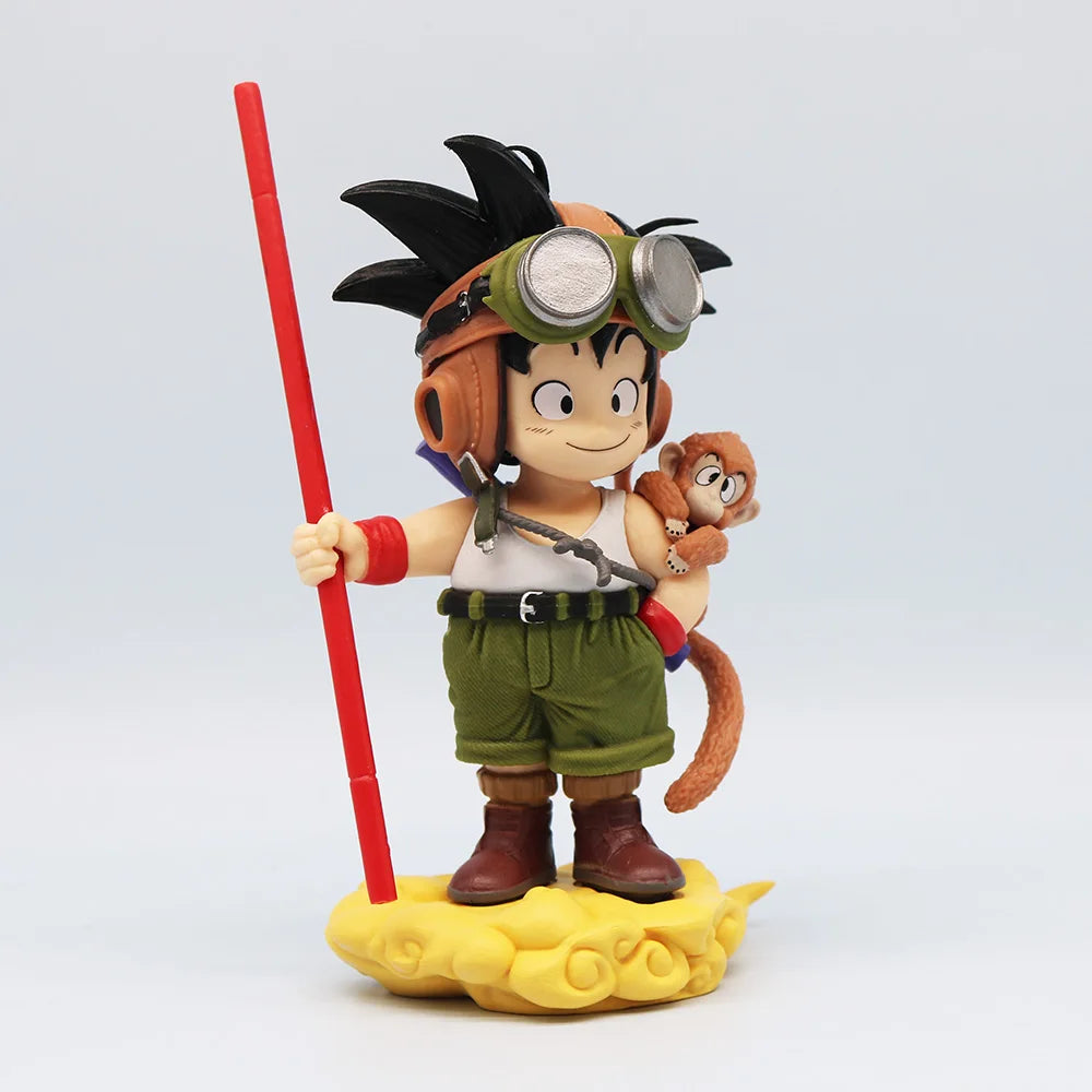 16cm Anime Dragon Ball Son Goku Figure With Monkey Kid Goku Action Figure Pvc Statue Collection Model Toys Gifts