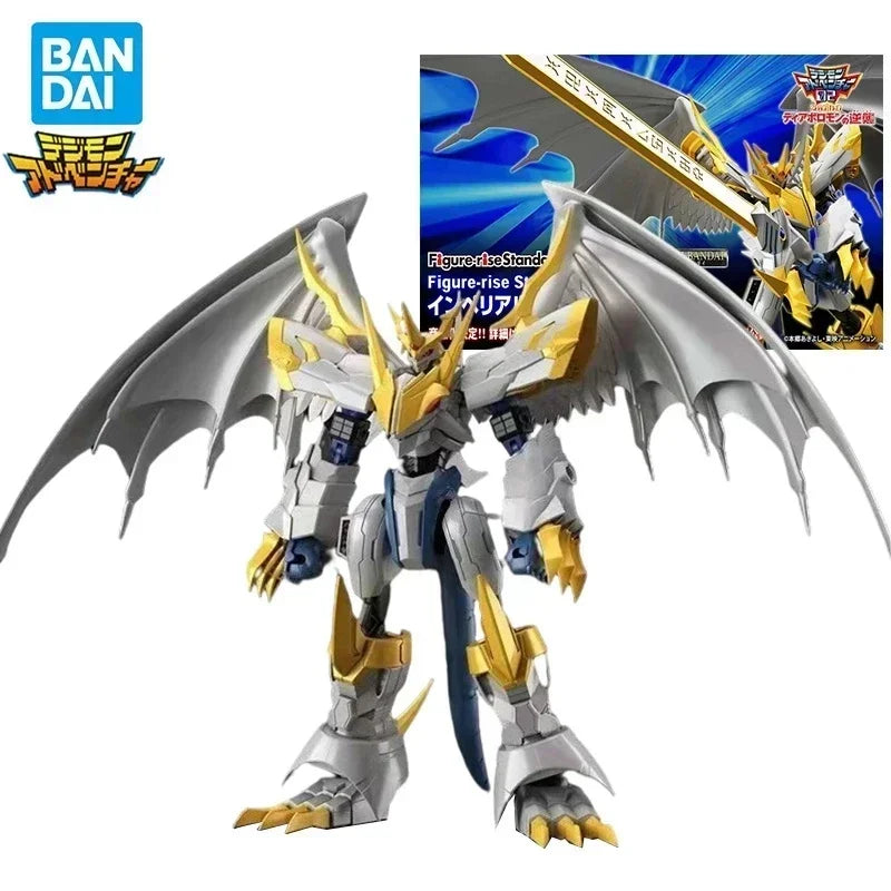 Original Bandai Digimon Adventure WarGreymon Omegamon Beelzebumon Gallantmon Alphamon Paildramon Action Figure Model with box