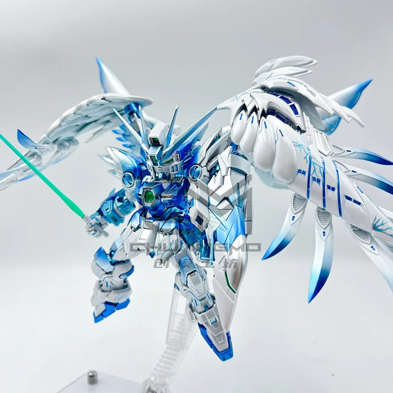 MGSD Wing Zero - Glacier Blue Limited Edition Mech Assembly Model Kit Action Figures Ornamental Boys' Puzzle Toys Collectible