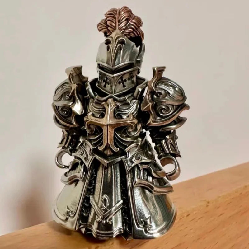 Europäische Kreuzzüge Orden der Ritter Moc Tempelritter Zarte Metall Magnetische Ziegel Spielzeug Kupfer Material Figur Spielzeug Geschenke