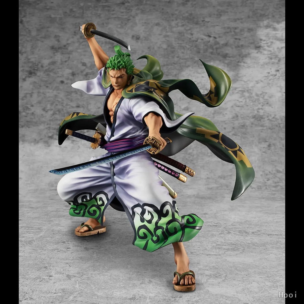 【In Stock】Original MegaHouse POP Warriors Alliance ONE PIECE Roronoa Zoro 1/8 Scale Figure Collection Ornament Gift