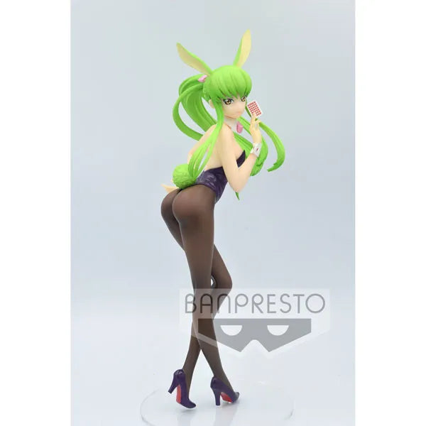 In Stock Bandai Original Genuine Banpresto Code Geass Hangyaku No Lelouch C.C. Espresto Fluffy Materials 22cm Model Toy Figures