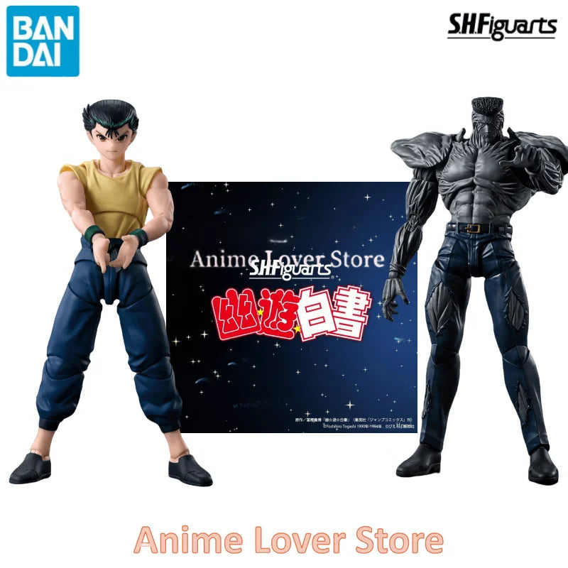 Bandai Original SHFiguarts SHF YuYu Hakusho Yuusuke Urameshi Younger Toguro Anime Figure Toys