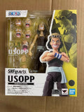 Original BANDAI S.H.Figuarts Anime ONE PIECE USOPP Dawn of the Adventure Anime Action Figures Model Figurine PVC Toys