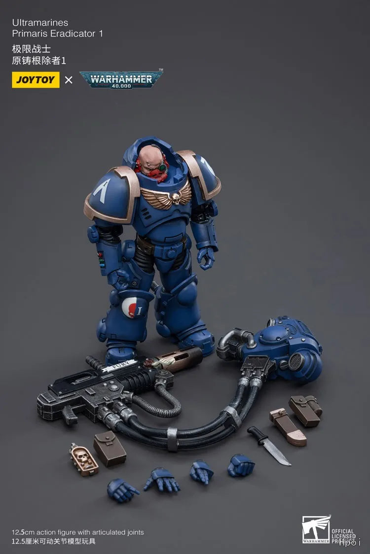 【UA】JOYTOY  Warhammer 40K  Scale 1/18 Action Figures Ultramarines Primaris Eradicator 1Models Toys Gifts