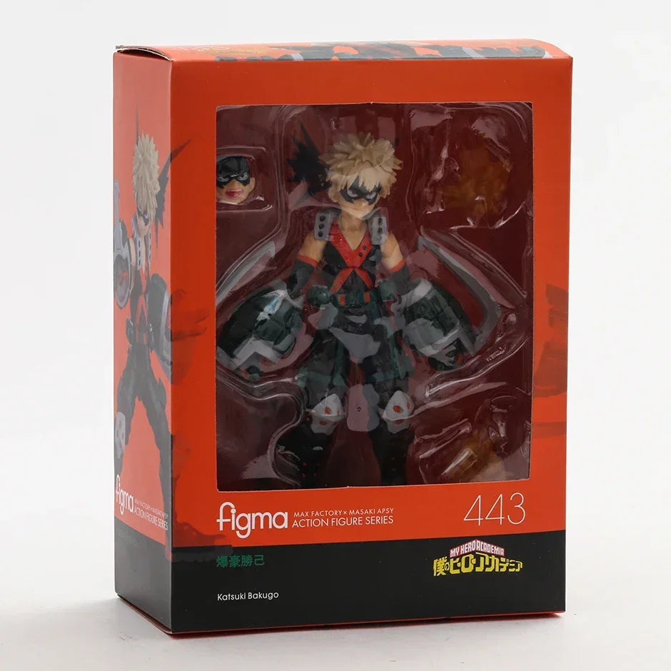 Figma Katsuki Bakugo 443 Midoriya Izuku 323 Action Figure Figurine Collection Model Toy