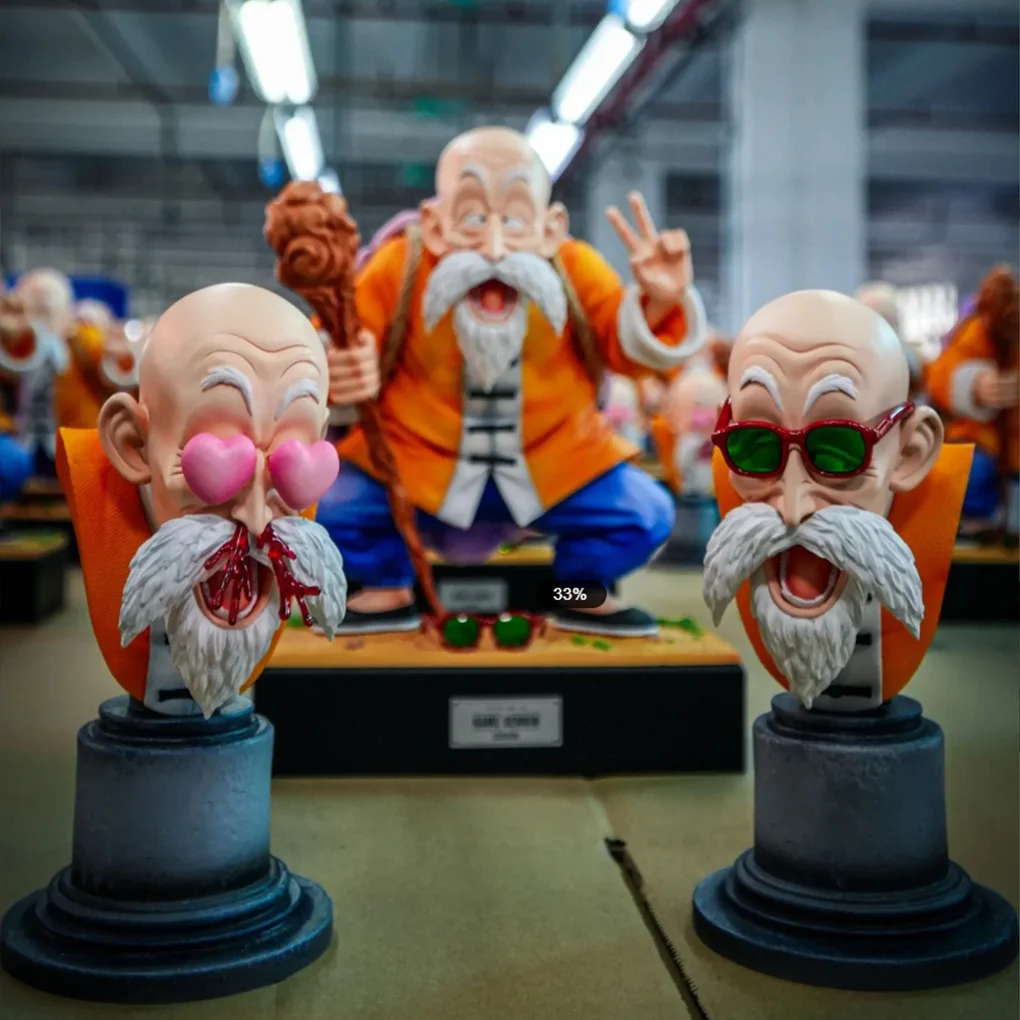 Jt Statue Dragon Ball Z Kame Sennin Figur Meister Roshi Umigam Krillin Goku PVC Statue Actionfiguren Sammlung Modell Spielzeug Geschenk