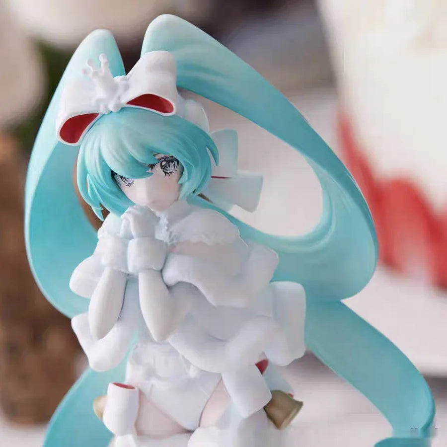18.5cm Anime Hatsune Miku dessert Action Figure PVC Model Statue Toys doll Desk Decor Collectible Gifts