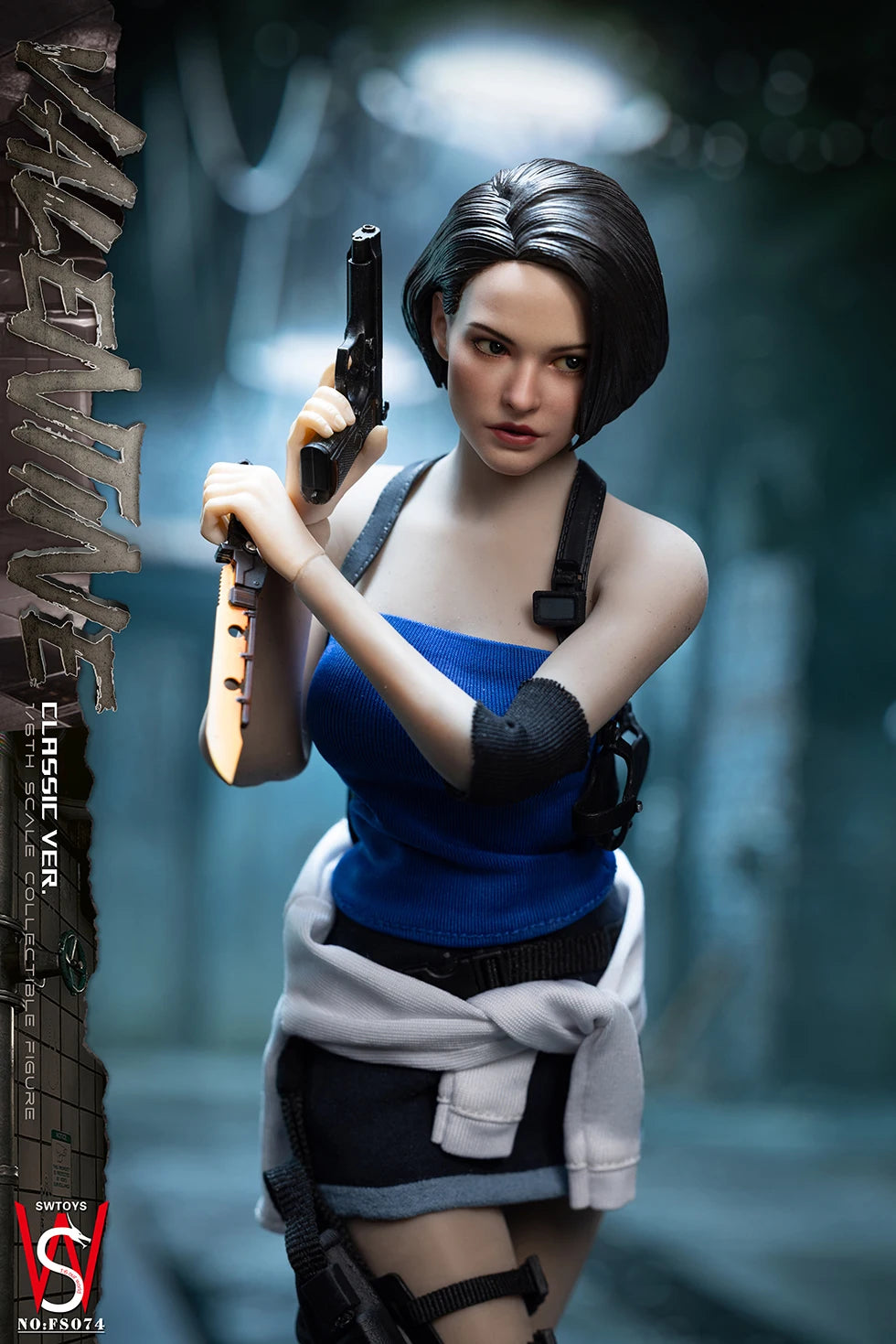 In Stock SWTOYS NO:FS074 1/6 Scale Zombie Crisis Games Survivor Warrior Jill 12-inch Full Set Action Figure Female Soldier Toys
