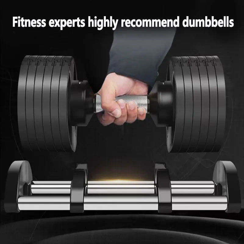 Verstellbares Hantelgewichtsset für Männer und Frauen zu Hause, reiner Stahl, 32 kg, 36 kg, progressive Beschichtung, Fitnessgeräte
