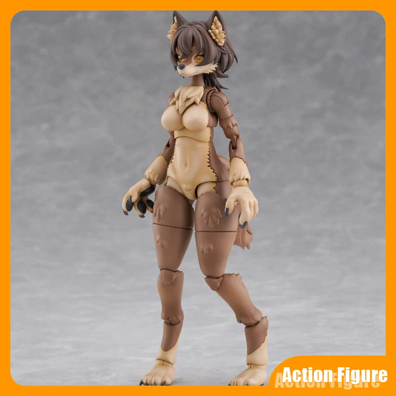 In Stock Genuine Qingdao Society Kemopla Kp-01 02r Ka-01 Gomani Japanese Wolf Glue-Free Action Figure Model Toys Ornament Gifts