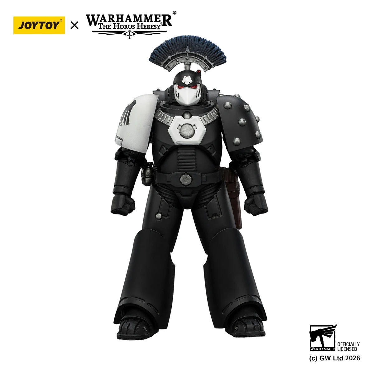 JOYTOY Warhammer "The Horus Heresy" 1/18 Action Figures Raven Guard Corvus Corax, Primarch of the XIX Legion Raven Guard