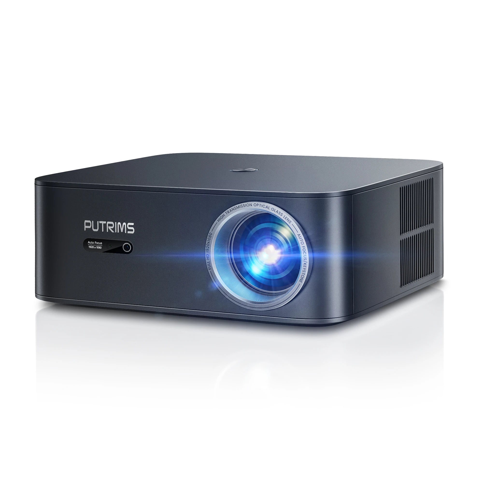FHD 1080P-Projektor, Bluetooth-WLAN-Projektor, offiziell Netflix und AI-Autofokus, 1500 ANSI, 30000 Lumen, Autofokus, 4K-Unterstützung