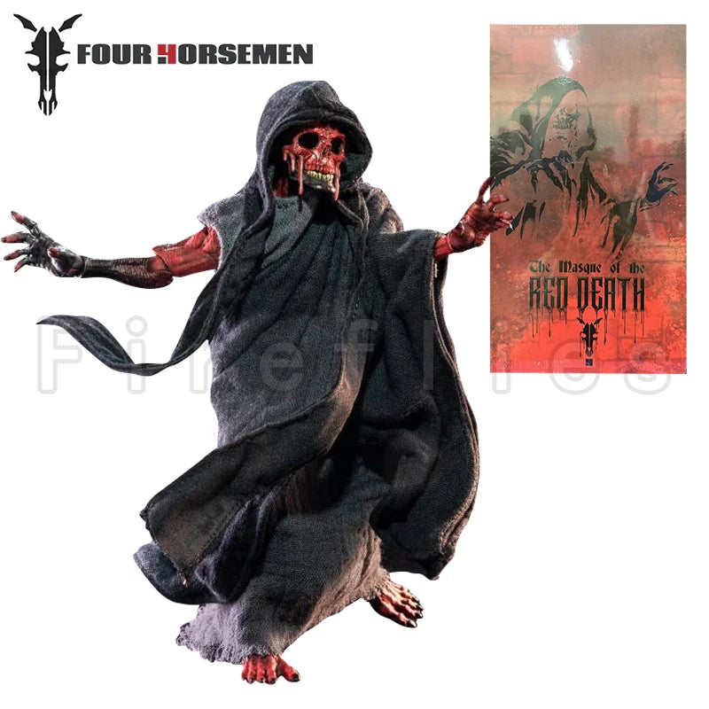 1/12 6inches Four Horsemen Studio Mythic Legions Action Figure Figura Obscura The Masque of the Red Death Black Robes