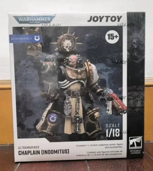 【SF】JOYTOYS 1/18 Action Figure Ultramarines Chaplain (Indomitus) Model Toys Gifts Collection Ornaments