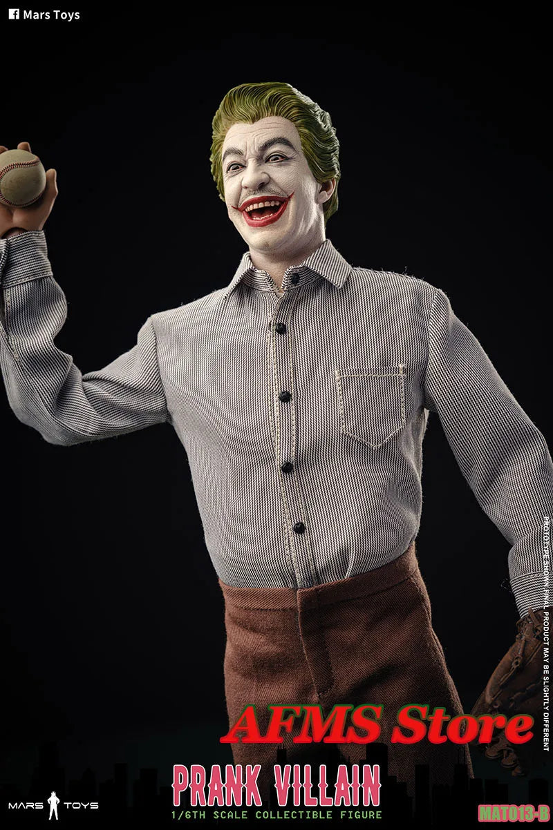 Mars Toys 1/6 MAT013 Collectible Figure Clown Prank Villain Classic Dolls Full Set 12'' Men Soldier Action Figure Body