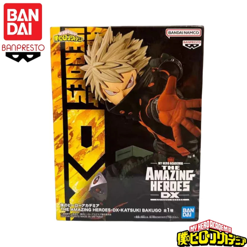 In Stock Original Bandai Banpresto My Hero Academia Bakugou Katsuki Anime Characters Model Toy Birthday Present Garage