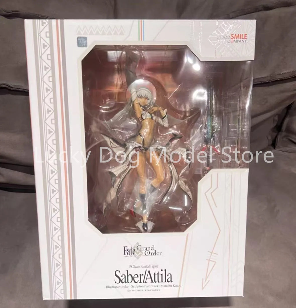 100 % Original: Fate/Grand Order SABER Attila der San 44,5 cm PVC-Actionfigur, Anime-Figur, Modell, Spielzeugfigur, Sammlerpuppe, Geschenk