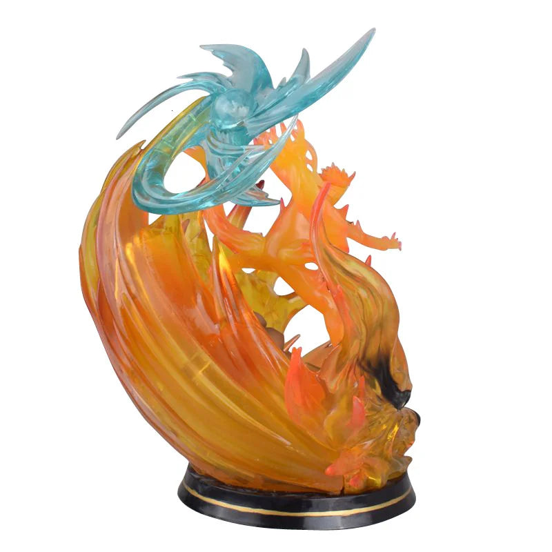 GK Naruto Kurama Chakra Mode Shippuden Anime Figurine Model Action Figure Sasuke Itachi Statue Collection Toy 35cm Kyuubi Figma