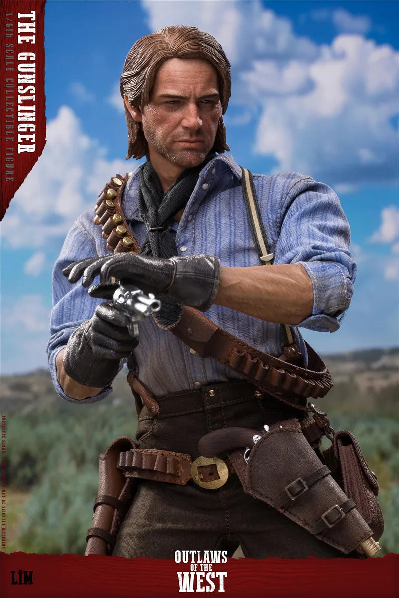 LIMTOYS LIM008 1/6 Men Sodier Gunslinger Arthur Classic Western Cowboy Series With Wepons 12'' Action Figure Model Collection