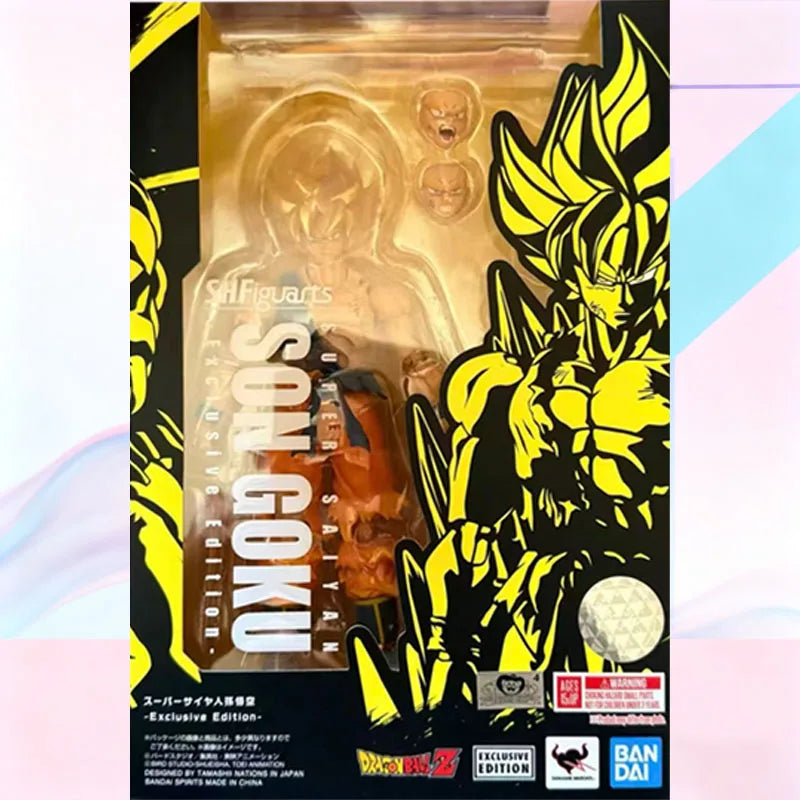 Low price In Stock BANDAI Original Box Figuarts DRAGON BALL SON GOKU EXCLUSLVE EDITION Action Figure Model Toy Gift for Kids