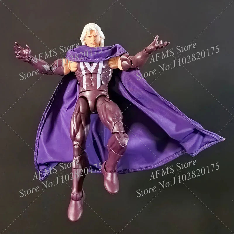 1/12 Scale Collectible Figure Magneto Cloak Cosplay Anime Mutant X-Men Max Eisenhardt Clothes Fit 6Inch Action Figure Body