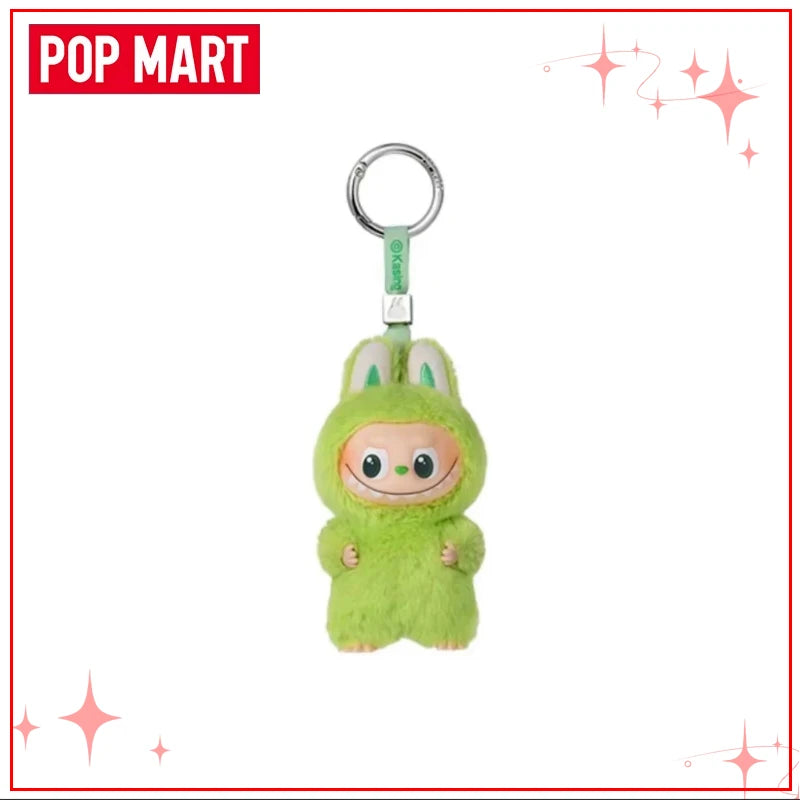 POPMART Чудовищата Лабубу V4 Pin for Love Series Blind Box Vinyl Face Plush Doll Visual Keyring Toy Коледни подаръци