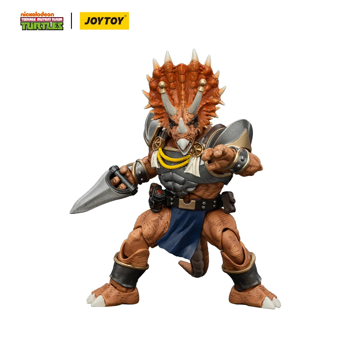 JOYTOY TMNT Actionfigur Kapitän Zorax/Adjutant Zork/Triceraton Infantryman3PCS Anime 1/18 Modell