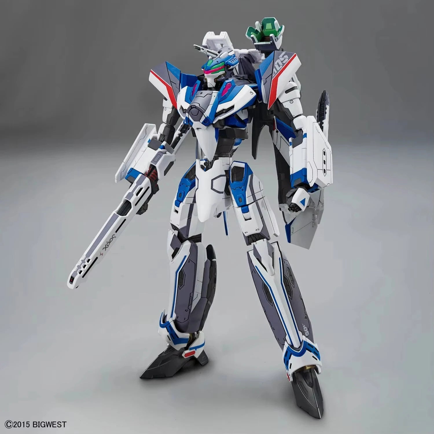 Bandai Hg 1/100 Macross Vf-31J Siegfried Hurricane Fighter Model Kit Gift Garage Cool Mecha Warrior Figure Educational Toy