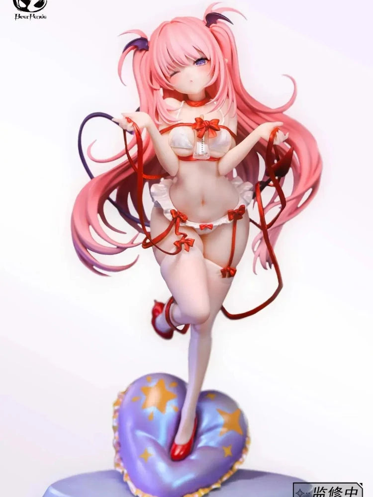 Bear Panda Succubus Lulumu Tamano Kedama Chasing Eyes &Temperature-Sensitive Paint PVC 25cm Action Figure Model Toys