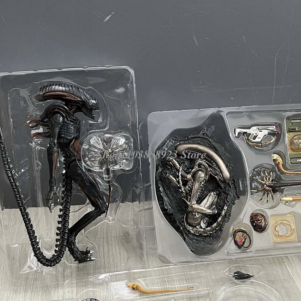 Neca Alien Romulus Figure Alien Accessories Kit Anime Action Figure Horror Model Doll Toy Christmas Birthday Gift