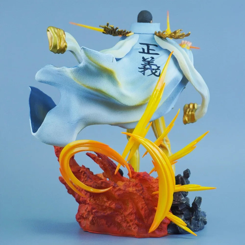 27,5 cm/10,83 Zoll Anime One Piece Figur Borsalino Actionfiguren PVC Statue Desktop Ornamen Sammlung Modell Spielzeug Geschenke