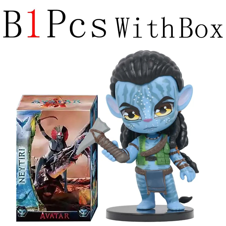 New popular Avatar: Fire and Ash cute Q-version figurine Jake Sully Neytiri PVC Figure Model Toys birthday gift Christmas gift