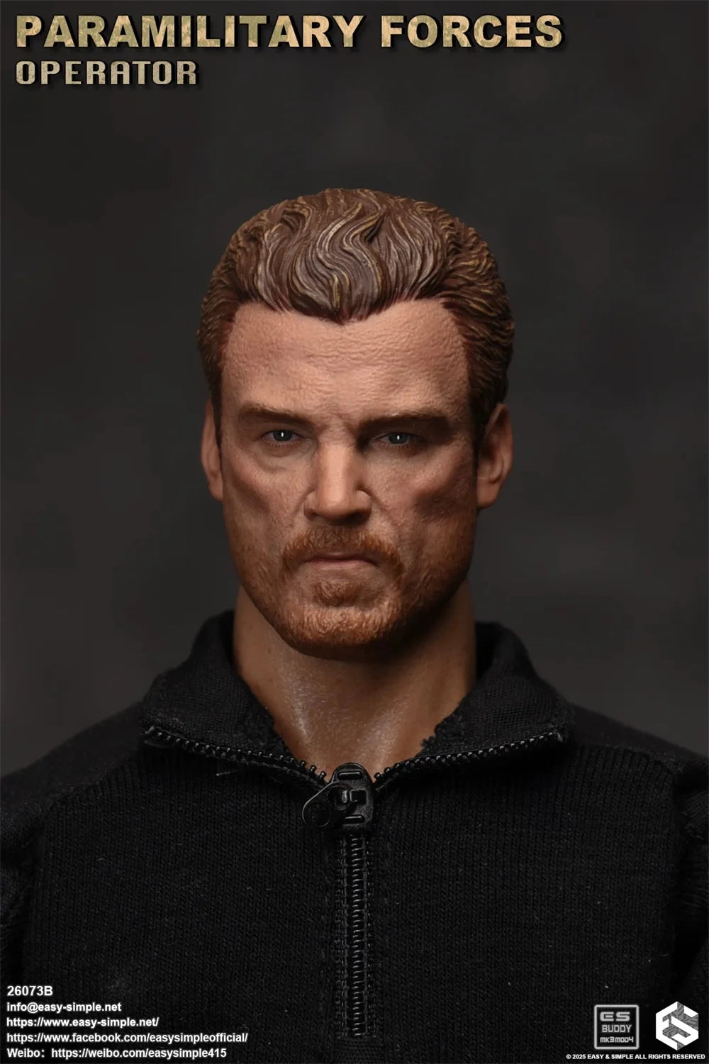 Scale 1/6 For Sale Easy&Simple ES 26073B ES 26073 FOG Soldier Doll Unit Operation Full Set Moveable Action Figure About 12" Gift