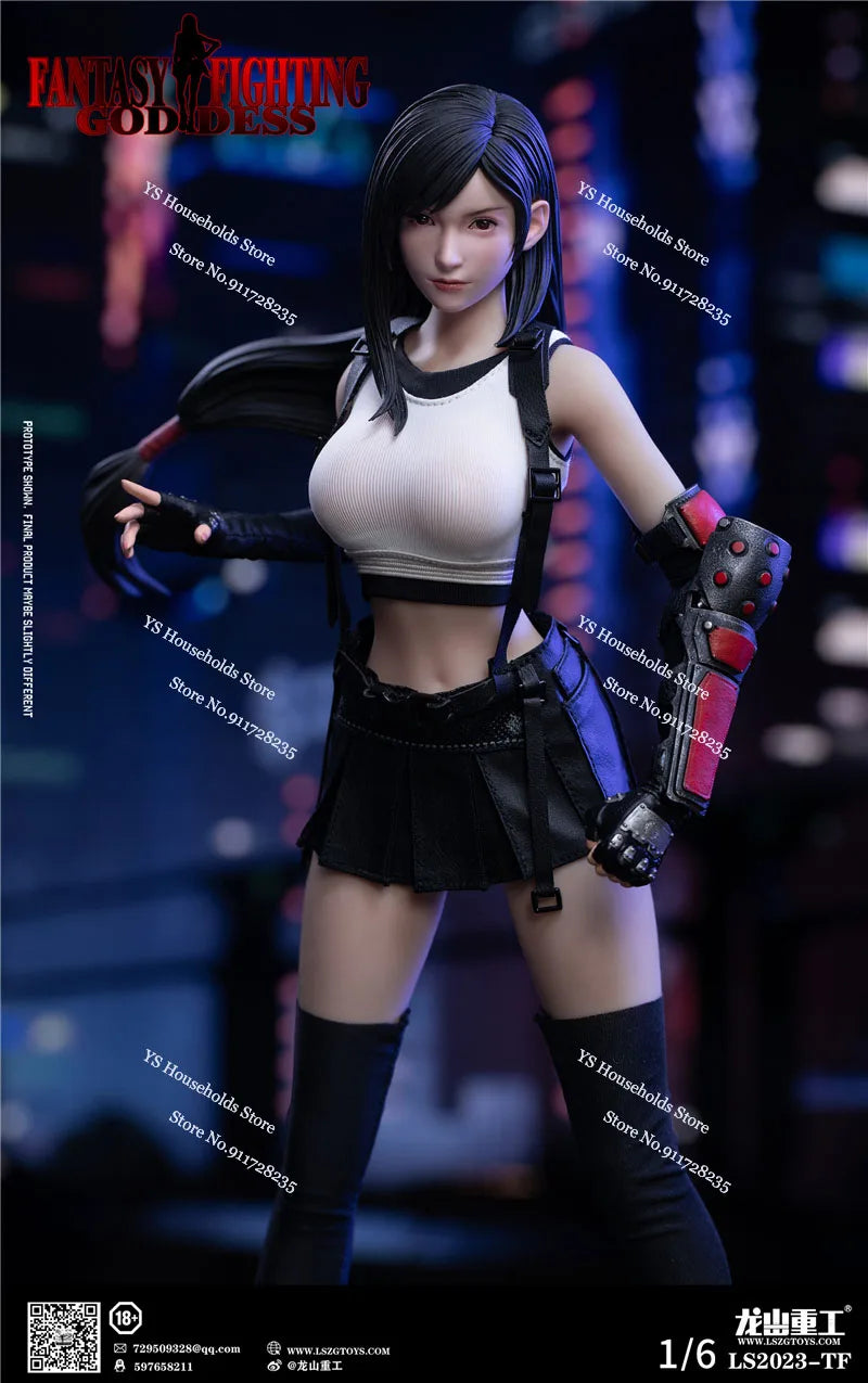 LS2023-TF 1/6 Богиня на фентъзи момичето Тифа екшън фигурка игра серия готин красив войник 12" пълен комплект фигурки подаръци колекции