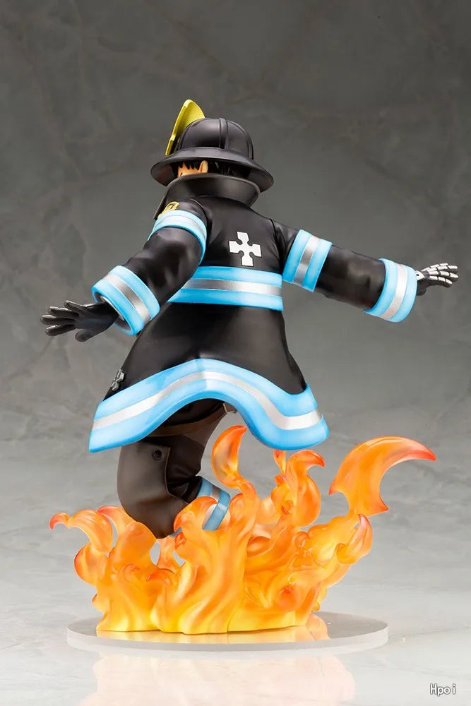 【In Stock】Original KOTOBUKIYA ARTFX J Fire Force Shinra Kusakabe Anime Finished Model Toy Gift
