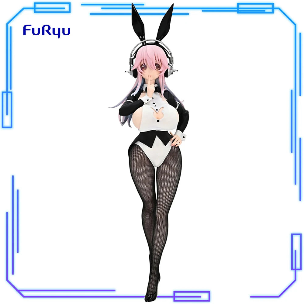 In Stock FuRyu Original Genuine Super Sonico Trio-Try-iT Figure Newly Drawn Costume Tsubame Ver 30cm Model Toys Sexy Figure Gift