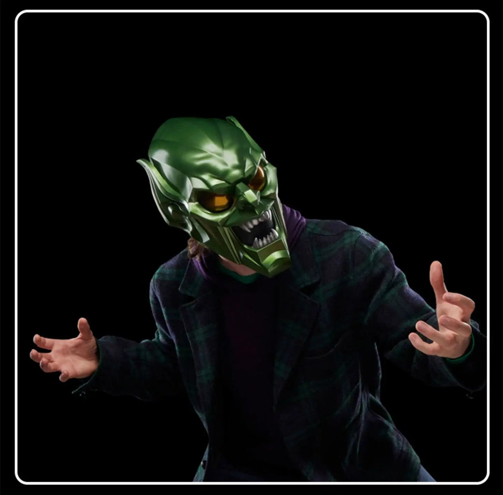 Hasbro Marvel Legends Series Spider-Man: No Way Home Green Goblin Helmet Cosplay Premium Collectible Role Play Prop