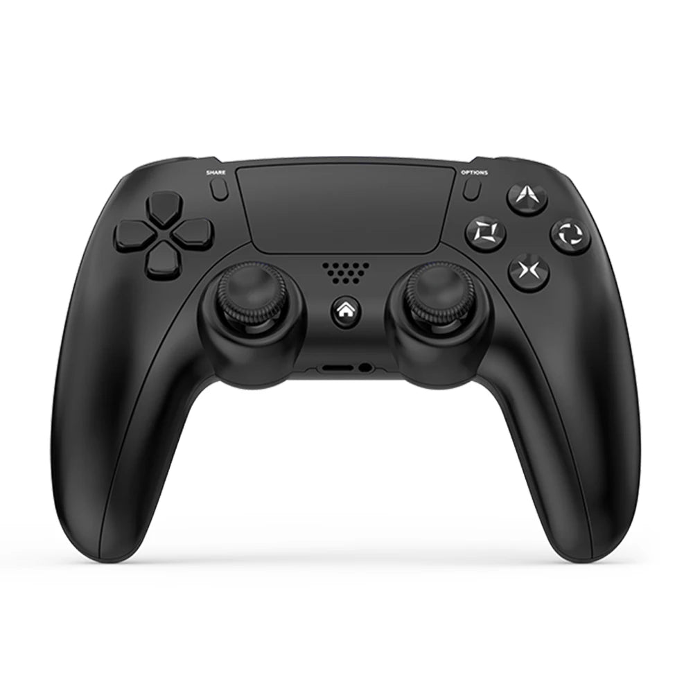 P4 Wireless Gamepad for PS4 Bluetooth-compatible Game Controller for PS4 Slim/PS4 Pro/Win 10 PC Steam Platform 6-Axis Joystick