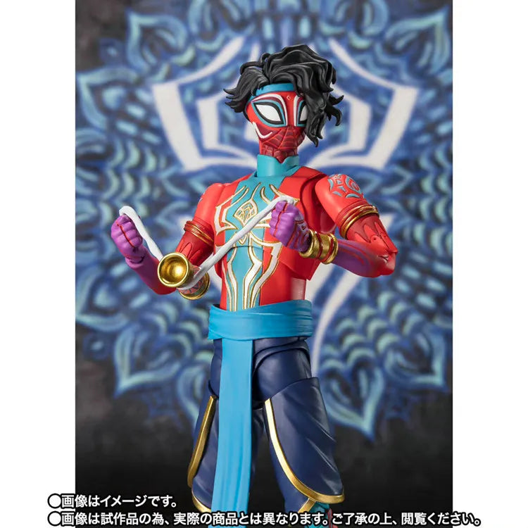 In Stock Bandai PB SHF Spider-Man Indian Spider-Man Parallel Universe 2 Across The Universe Movable Collection Gift
