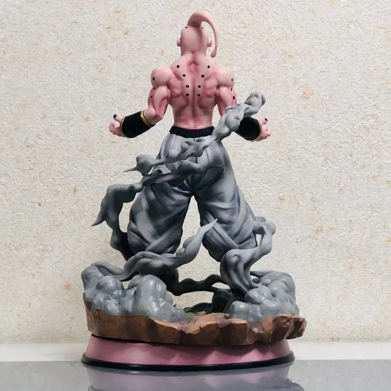 New 46cm Dragon Ball Anime Figure Majin Buu Peripheral Oversized Statue Action Figure Periphery Kawaii Desktop Display Gift Toys