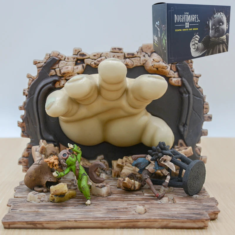 Little Nightmares Monster Baby Anime Game Figure Mono/Nomes Six Action Figure The Lady/Janitor/Twin Chefs Figures Model Doll Toy