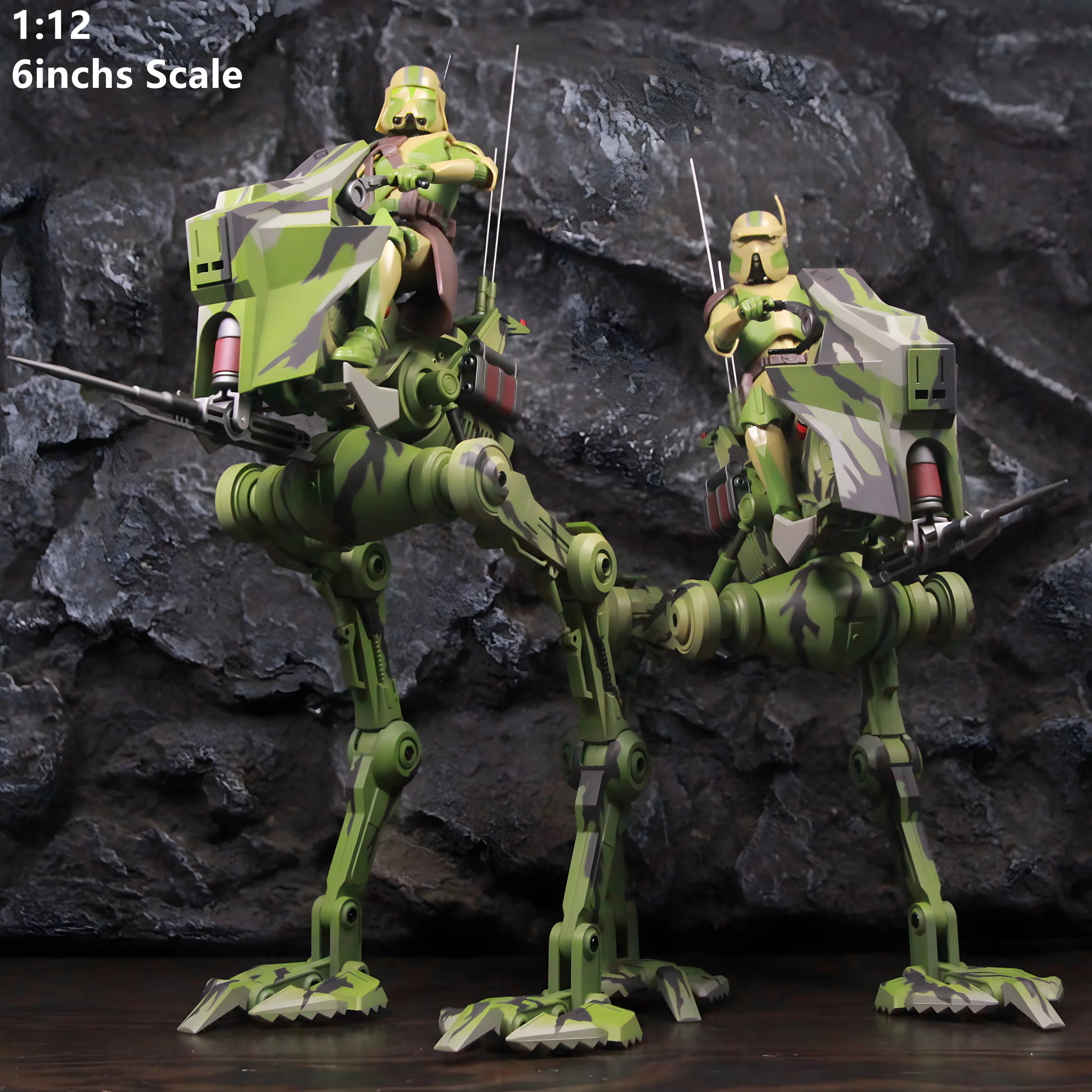 6inchs Scale 1:12 41st Elite Corps AT-RT ATRT All Terrain Reconnaissance Transports ﻿Clone ARF Trooper 6" Action Figure Toys