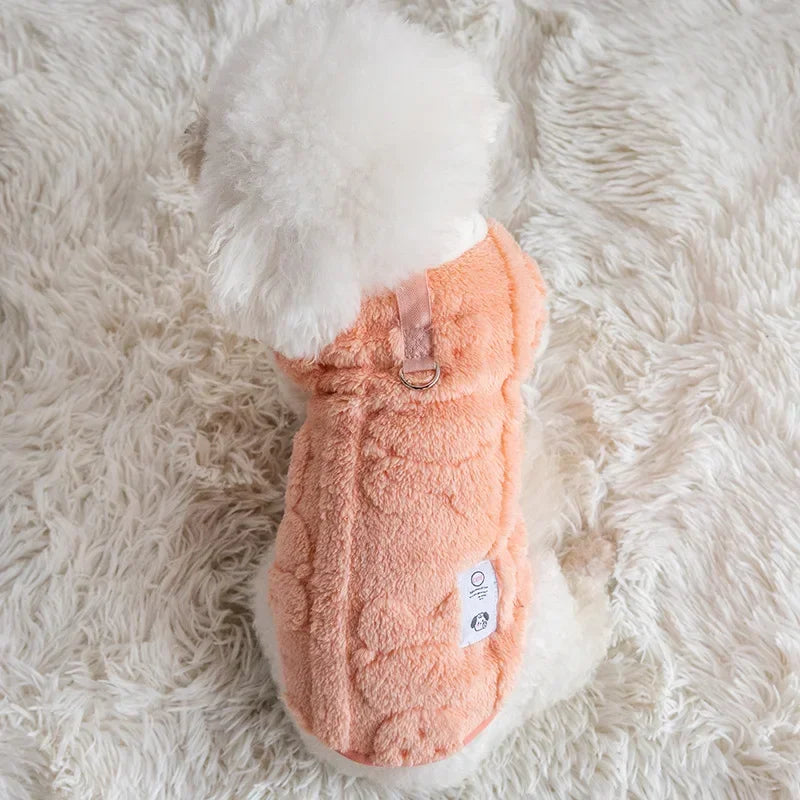 Weiche Fleece-Hundekleidung, warmer Winterpullover für Welpen und Kätzchen, Haustierkleidung für kleine Hunde, Chihuahua, Bulldogge, Bekleidungspullover für Hunde