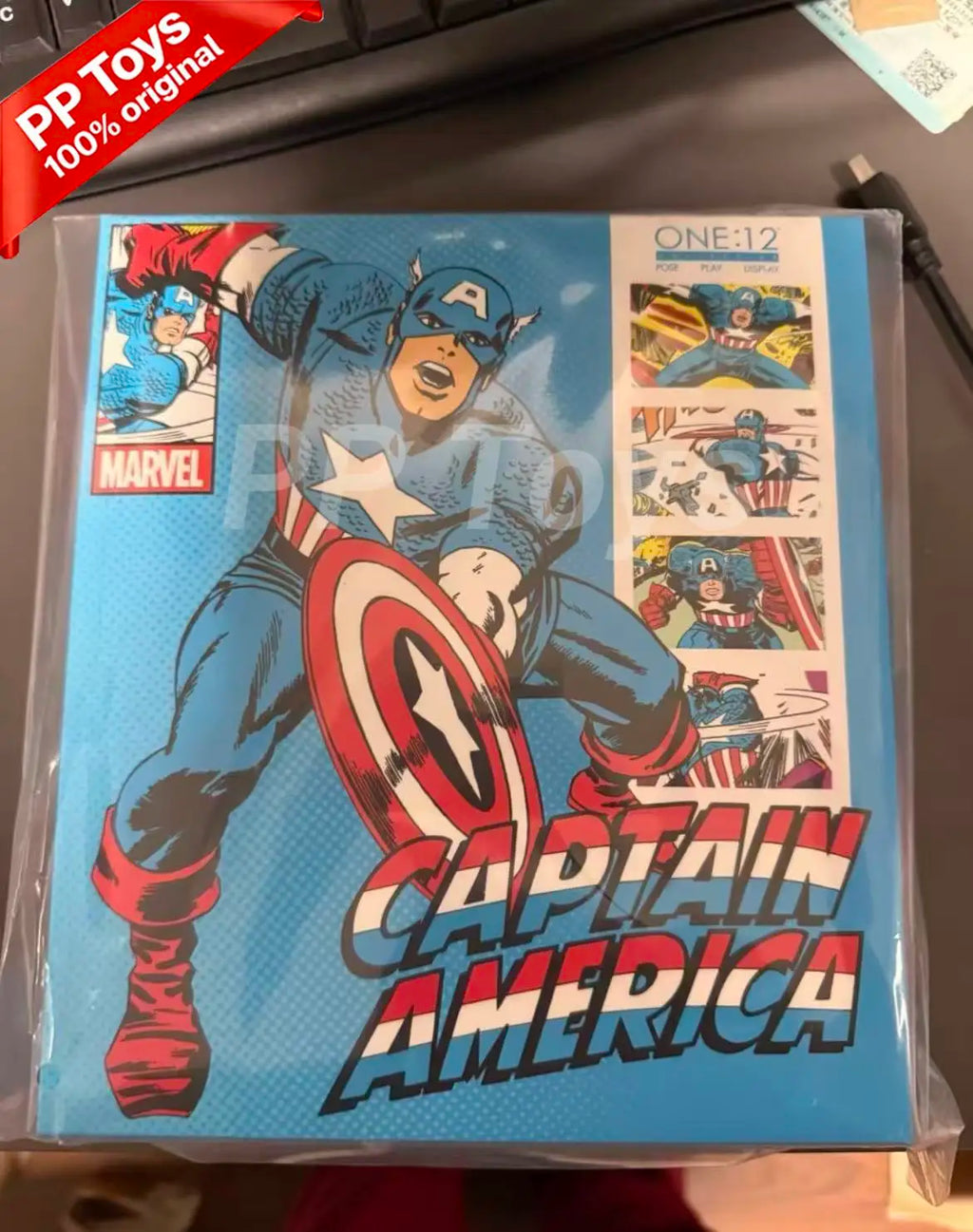 Spot New Genuine Mezco Ant One: 12 Captain America: The Platinum Age Action Figure Toy Gift Fan Collection