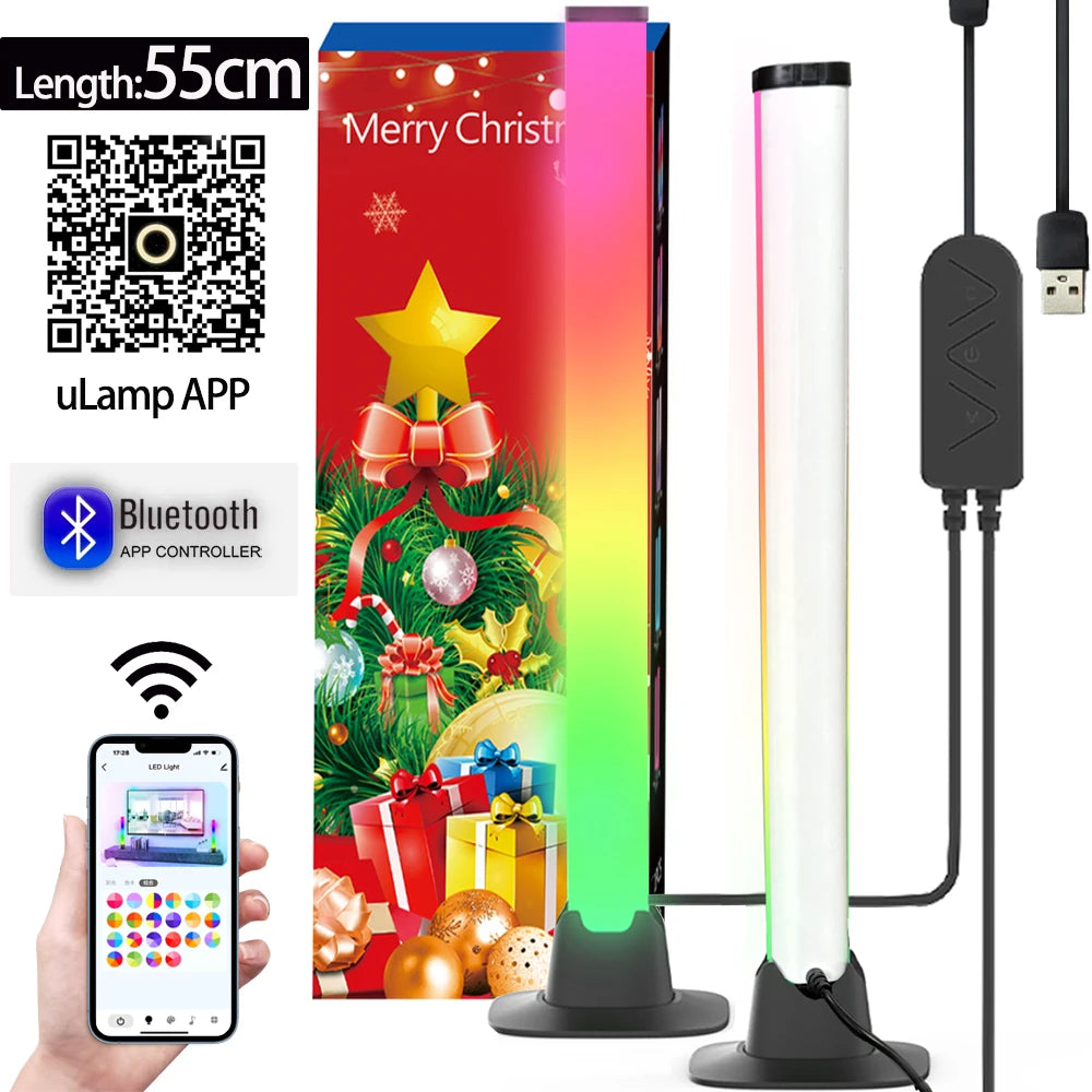 Desktop RGB Computer Monitor Light Bar Music Rhythm LED Holiday Atmosphere Decoration LIght E-sports TV Background Wall Lighting