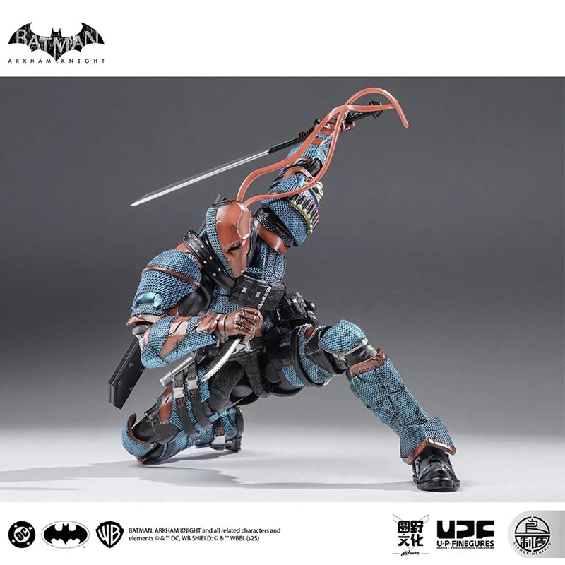 100% Original LPZZ UPF Rouno Cueure DC002 1/12 Batman Arkham Knight Deathstroke Genuine In Stock Figure Model Toys