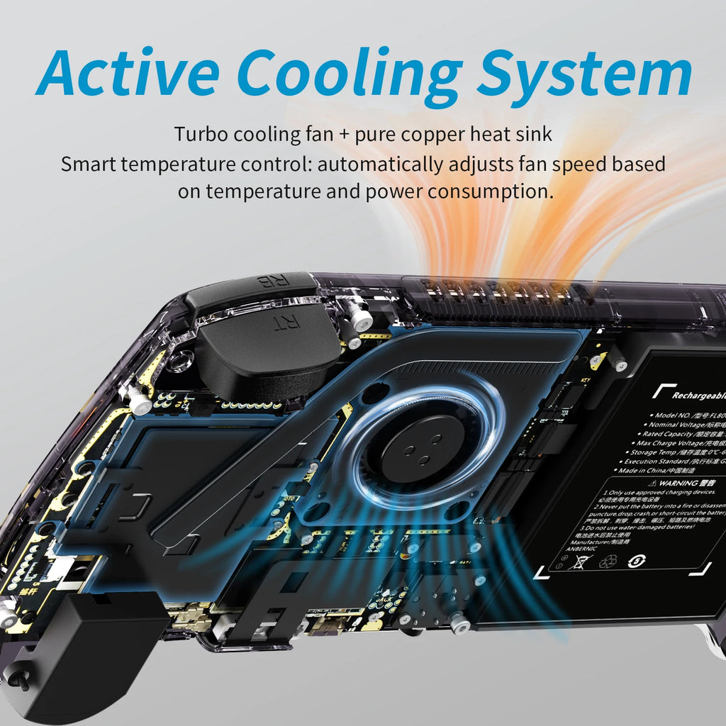 ANBERNIC RG557 Retro-Handheld-Spielkonsole 5,48-Zoll-AMOLED-Bildschirm Abmessung 8300 Android WIFI Video Gaming Player Streaming RG 557