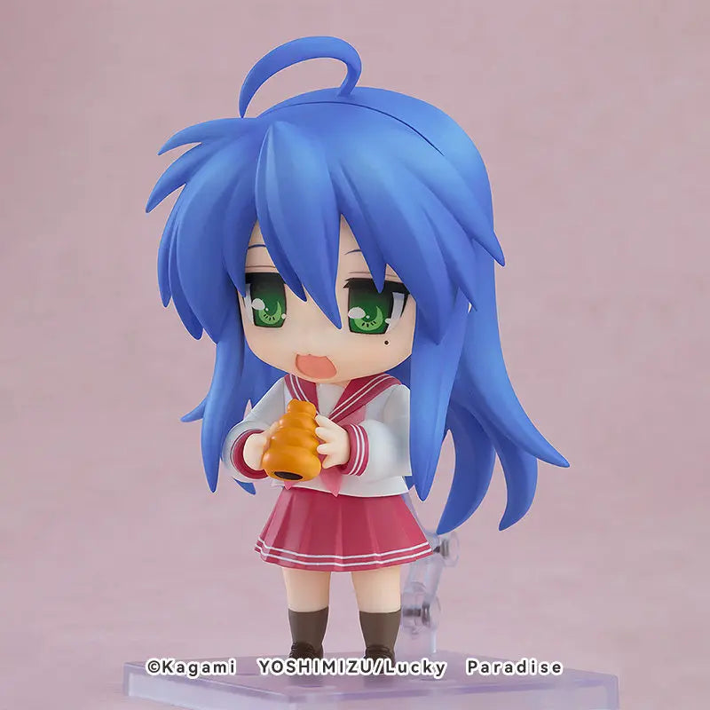 Lucky Star Izumi Konata 2.0 Mini Action Figure Movable Joints High Detail Anime Collectible Articulated Model Desktop Toy Gift